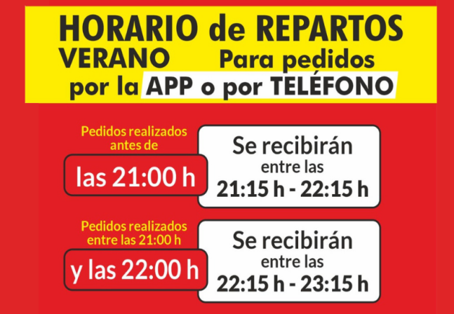 horario las mesas